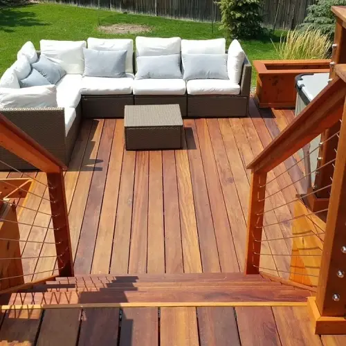 hardwood decking