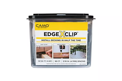 Camo Edge X Clip — Hidden Deck Fasteners — 90 ct./50 sq-ft.