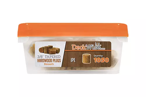 Ipe Hardwood Plugs – 3/8" – 1,050 ct/300 sq ft