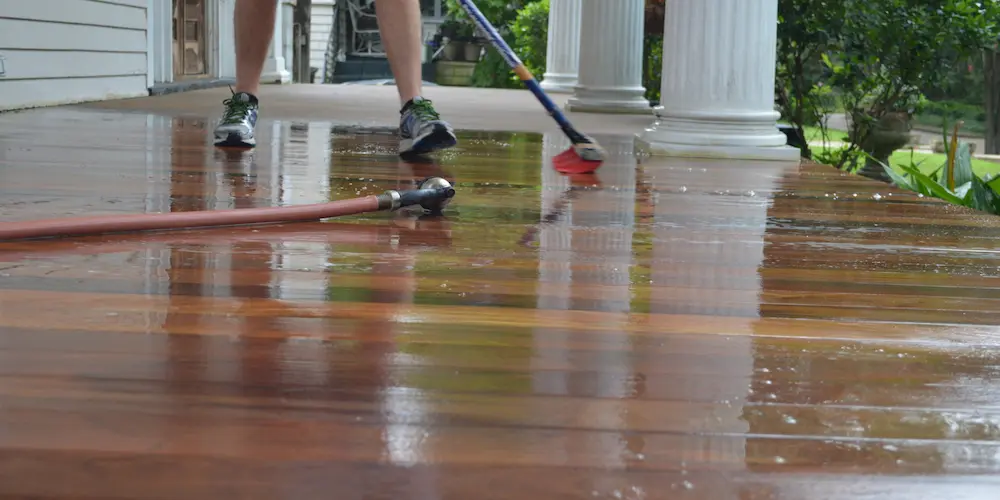 how to clean ipe wood