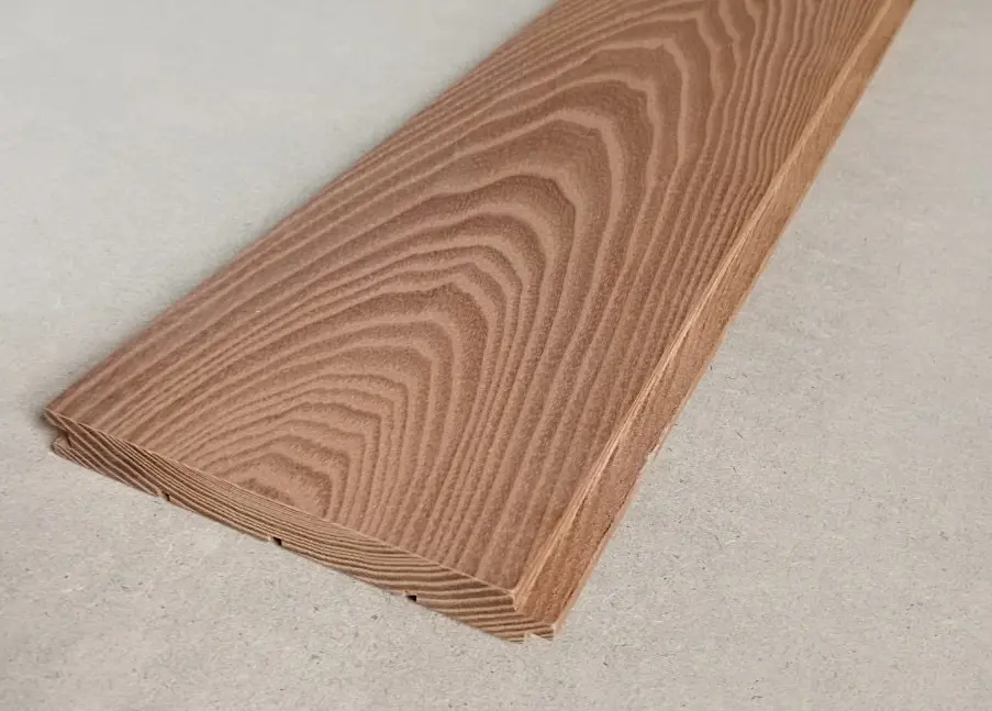 Thermally Modified "Nickel Gap" Ash 0.63x6 in. x8 foot long